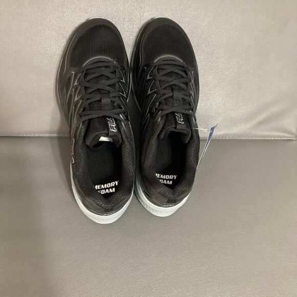 Fila Men's Black and Grey Trainers - Picture 5 of 7